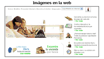 Imágenes en la web