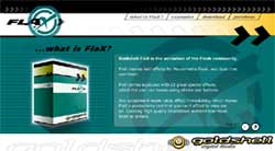 p�gina web del programa flax