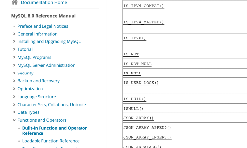 Funciones MySQL